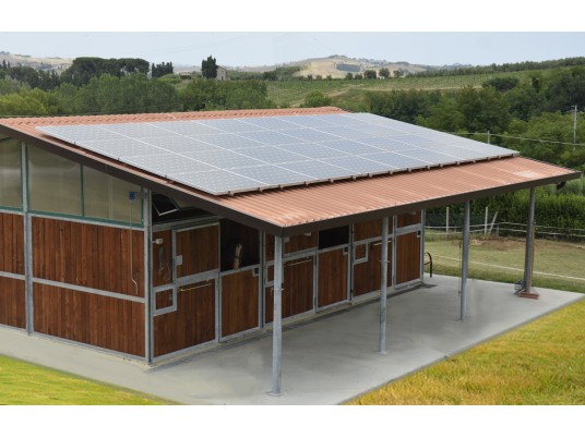 Horses stable style english